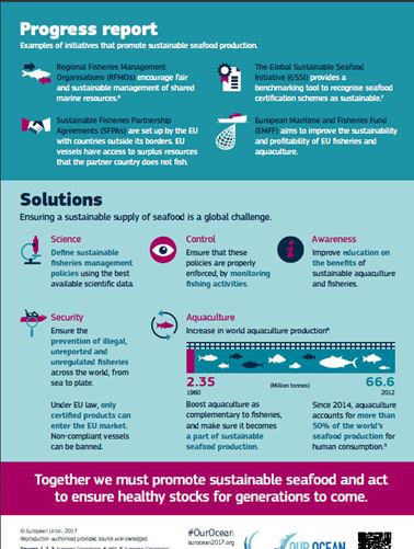 Second part of infographic on sustainable fisheries