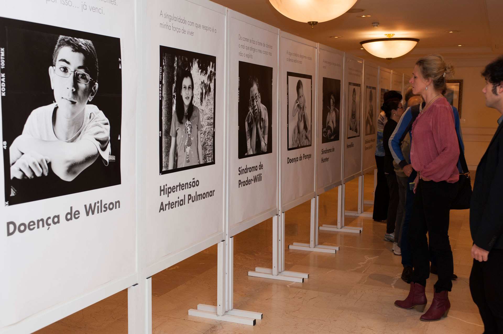 Photo exhibition of young people with rare diseases