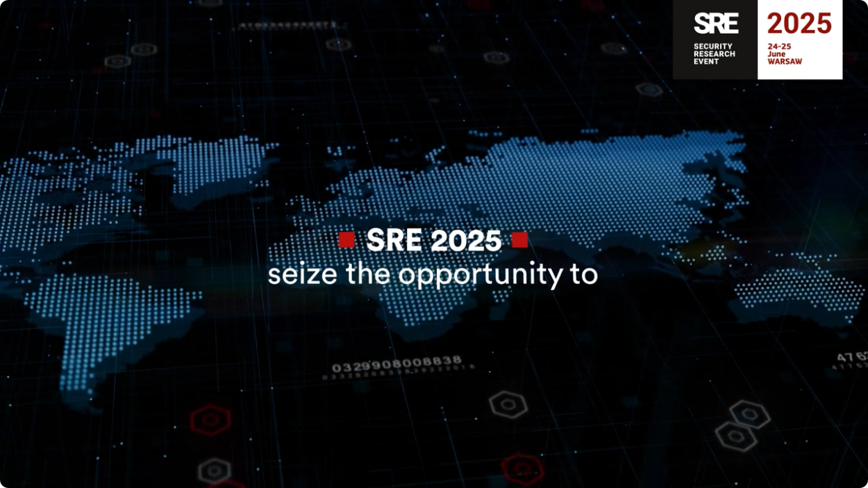 Text: After movie of the Security Research Event 2025 showing key speeches. © European Commission