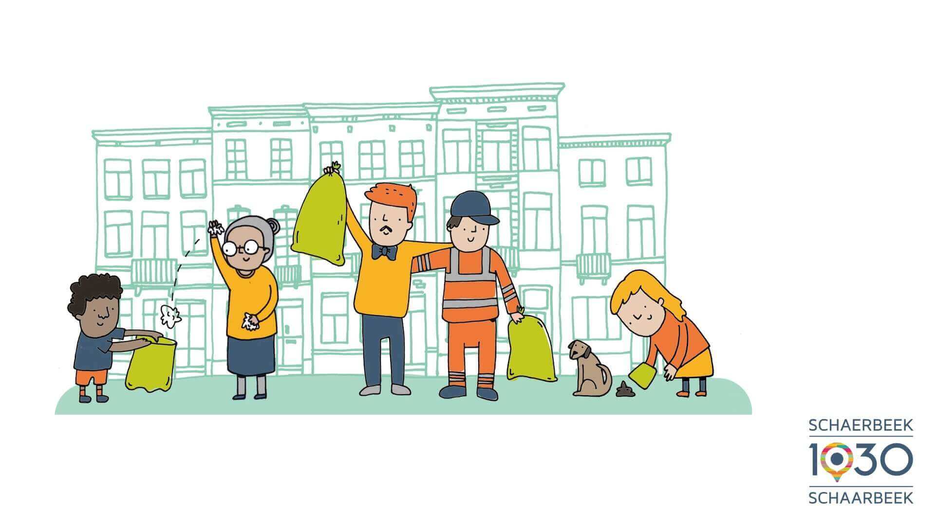 Social media banner with the visual identity of the campaign.