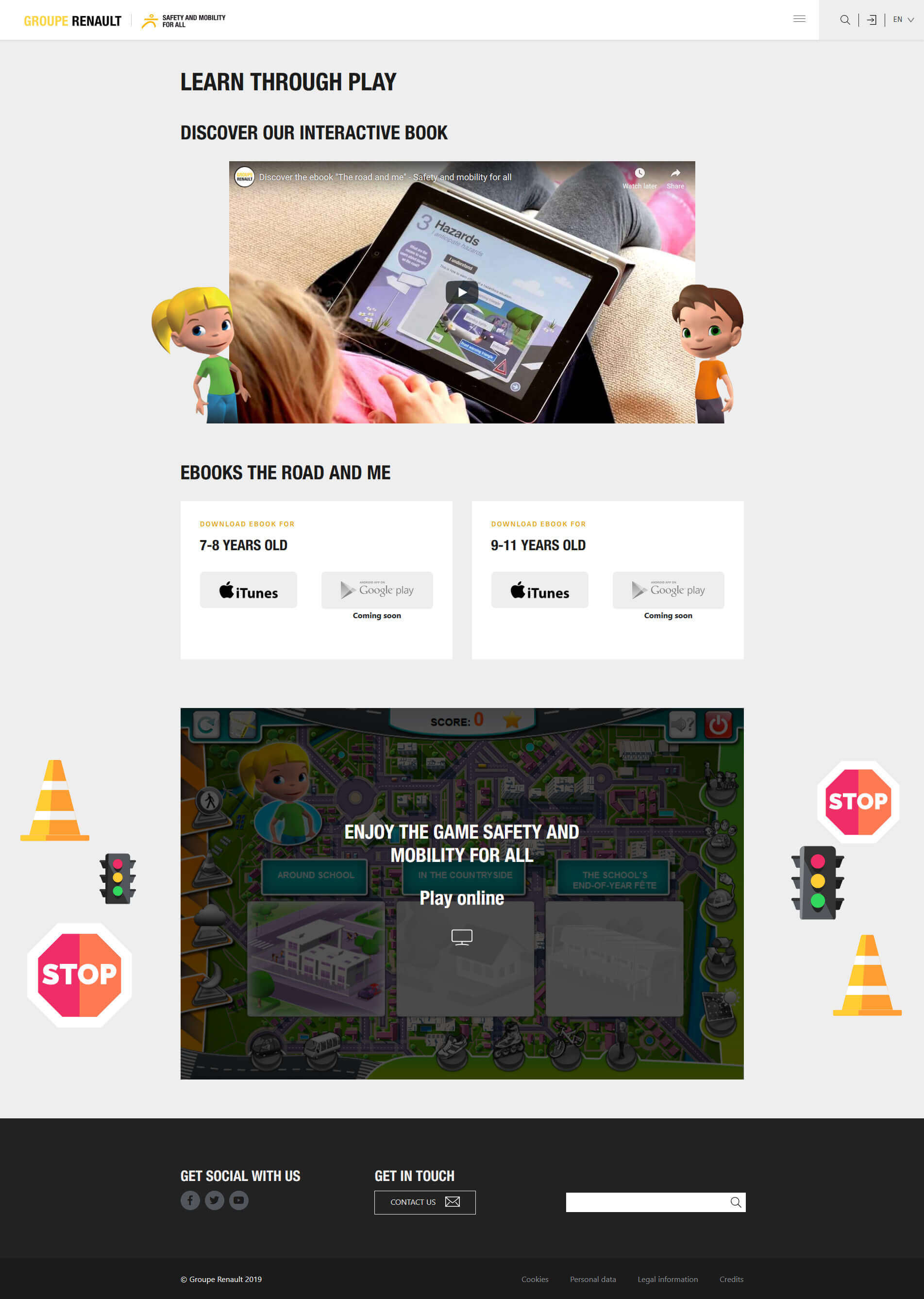 Preview of the page "Learn to play"