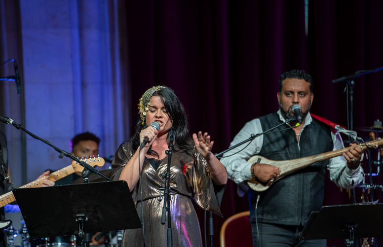 Musician for Human Rights performing at the Fundamental Rights Forum 2021 © Voglhuber